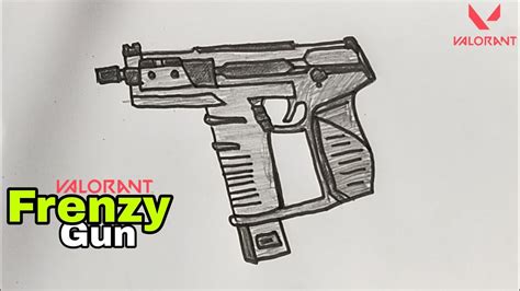How To Draw Frenzy Gun From Valorant Step By Step Shn Best Art