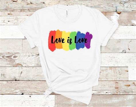 Love Is Love Shirt Gay Pride Pride Shirts Rainbow Shirts Etsy