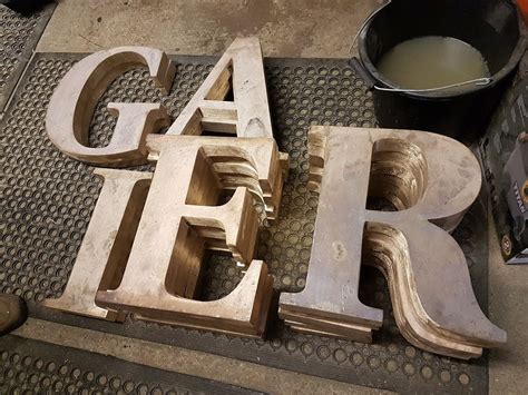 How We Created Solid Bronze Letters Signcast