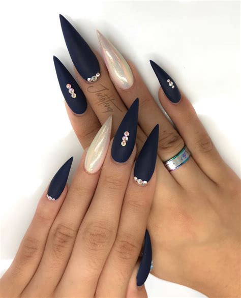 Follow Satxfinest For More Poppin Pins ‼️ Nail Art Gel Stiletto Nail