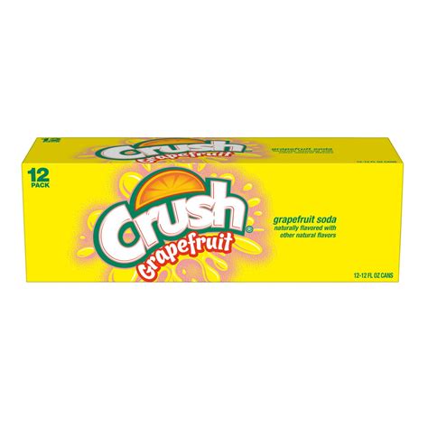 Crush Grapefruit Soda 12 Fl Oz 12 Count