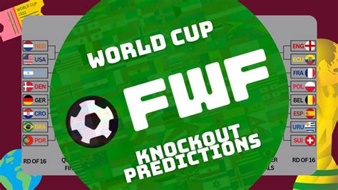 final 2022 world cup predictions knockout stages youtube