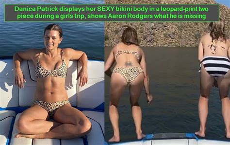 Danica Patrick Displays Her SEXY Bikini Body In A Leopard Print Two
