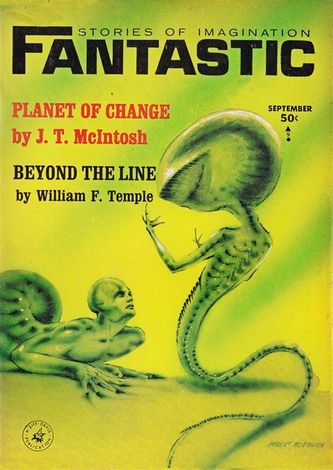 Fantastic Science Fiction Sept1964 Cover Art Robert Adragna Science