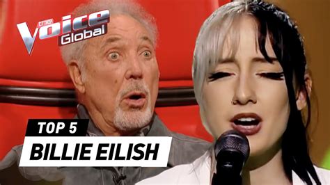 Incredible Billie Eilish Covers In The Voice Youtube