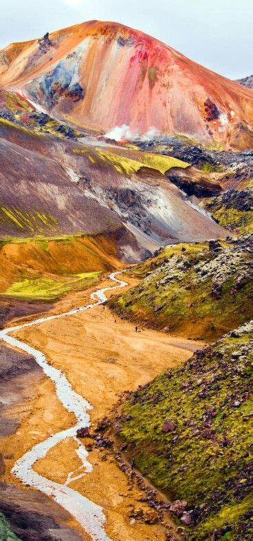 Colorful Landmannalaugar Mountains In Iceland Iceland Travel