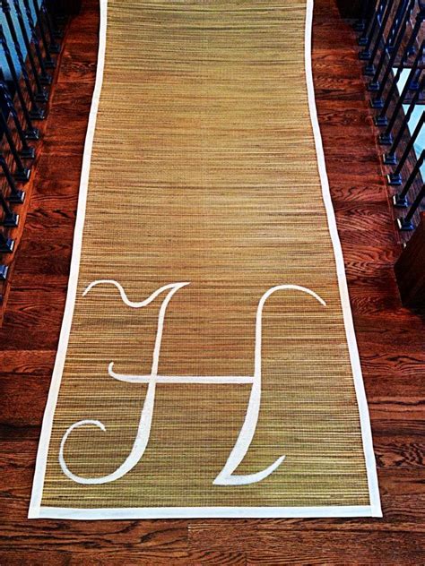 Custom Bamboo Aisle Runner Free Shipping Perfect For Beach Country