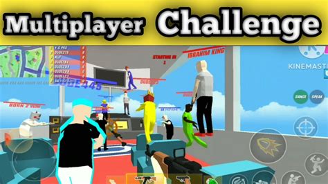 I Play Multiplayer Challenge In Dude Theft War Game Dude Theft War