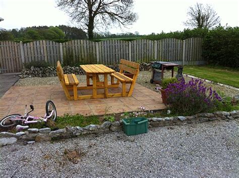 We wanted a small coffee table style table for our garden. Garden Furniture