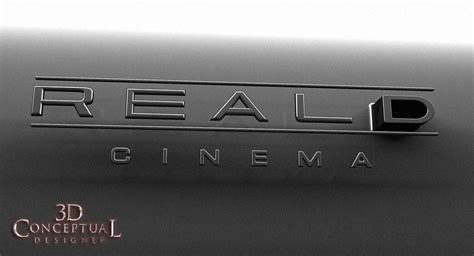 3dconceptualdesignerblog Project Review Real D Cinemas 3d Logo Design