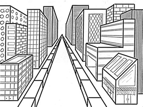 Easy One Point Perspective Drawing At Getdrawings Free Download