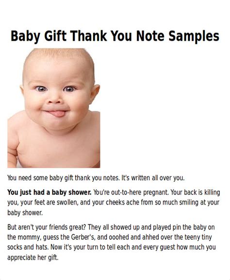 Add a special photo of your sweet pea or a personal message to show your gratitude. FREE 7+ Sample Thank-You Notes for Money in MS Word | PDF