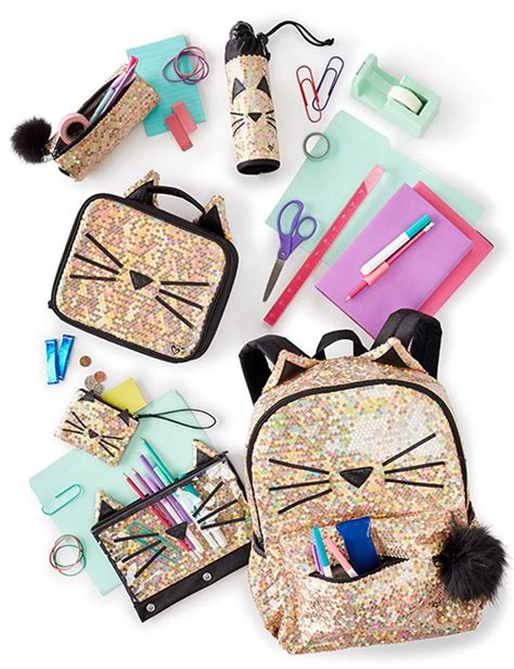 Sparkle Meow Shine All Year Long Girl School Supplies Justice