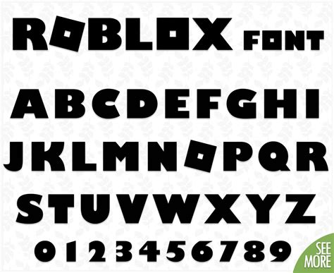 Roblox Lettering