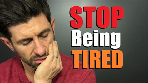 How To Stop Feeling Tired All The Time Guaranteed Youtube