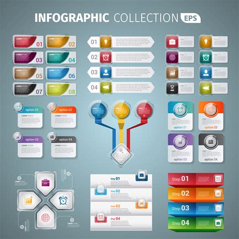 Infographic Collection 213166 Vector Art at Vecteezy