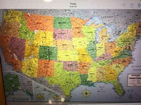 Rand Mcnally United States Signature Edition Wall Map 50” X 32