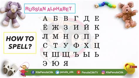 Russian Alphabet Pronunciation English Letter