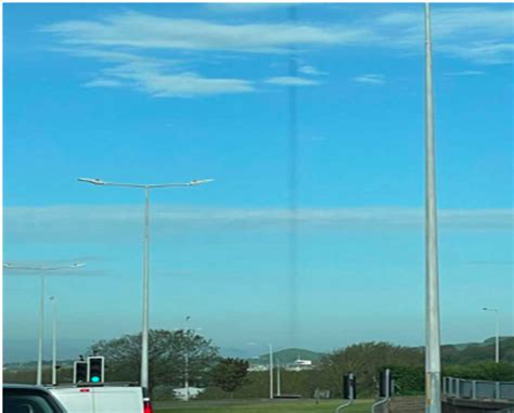 Eerie Black Vertical Line Appears In British Sky Nexus Newsfeed