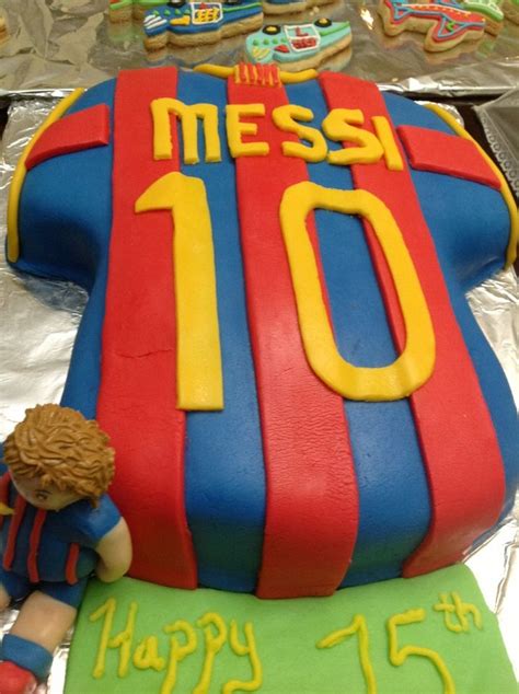 Football Star Birthday Cake Lionel Messi Barca Cupcake Cakes