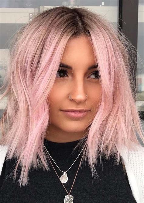 10 Beautiful Pink Pastel Hair Colors And Hairstyles For 2019