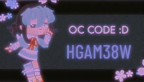 Gacha Club Oc Import Codes