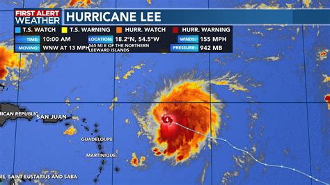 Lee Weakens Slightly Still A Dangerous Category 4 Hurricane Tropical