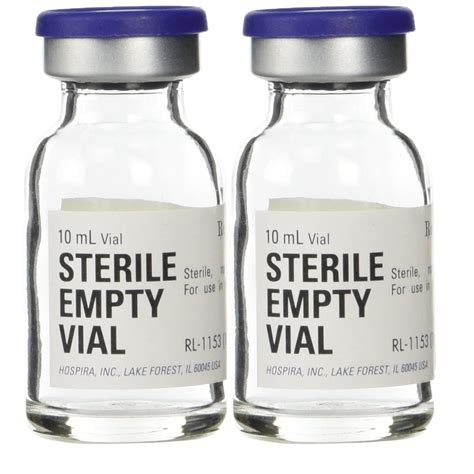 Empty Sterile Vials Sterile Empty Injection Vials — Mountainside