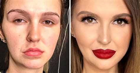 Girls Share Their Before And After Makeup Pictures Some Of Them Look