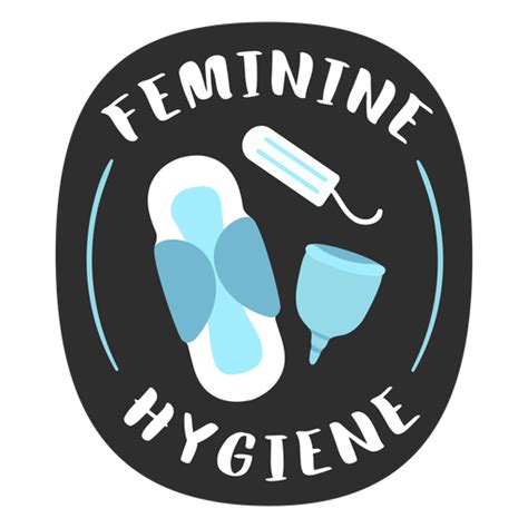 Feminine Hygiene Bathroom Label Flat Transparent Png And Svg Vector File