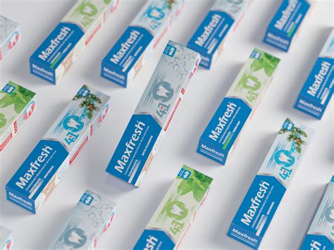 Maxfresh Toothpaste Packaging Design By Mirismoil Usmonov On Dribbble