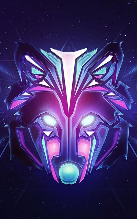 Cute Galaxy Wolf Wallpapers On Wallpaperdog