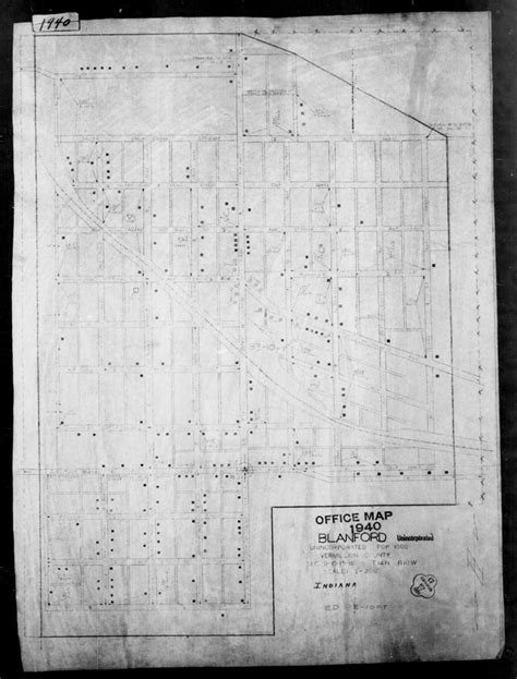 1940 Census Enumeration District Maps Indiana Vermillion County