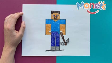 Como Dibujar A Steve De Minecraft Como Dibujar Minecraft Art