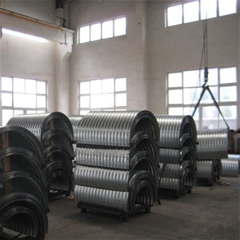Round Corrugated Steel Culvert Pipe Assembled By Bolts And Nuts China