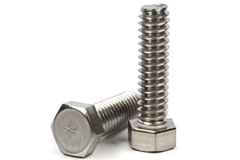 10 24 X 38 Stainless Steel Bolts Hex Head Grade 18 8 Qty 1000 Fashion