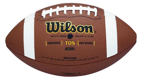 High School Game Ball Football Wilson Tds Composite Birthday T Ball