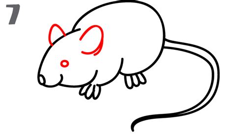 Type paint into the search box and hit enter to open paint on the pc. How To Draw a Mouse - Step-by-Step