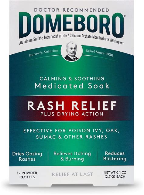 Domeboro Astringent Solution Powder Packets Count Walmart Com