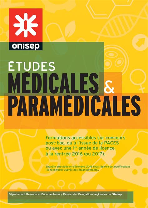 Calaméo Etudes Médicales Et Paramédicales Formations Accessibles Sur Concours Post Bac Ou à