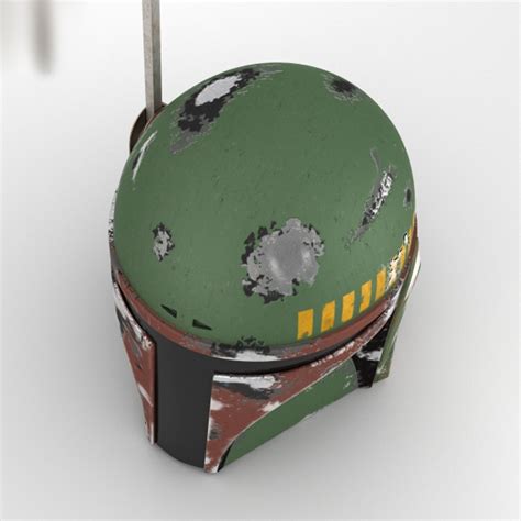 3d Boba Fett Helmet Model Turbosquid 1356931