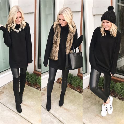 Legging Outfits Leggings Outfit Winter Leather Leggings Outfit