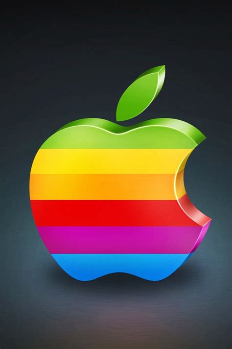 Logo design and illustration on instagram: Ipod Touch Iphone 4 S 640x960 Mobile Wallpaper Apple Logo ...