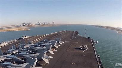 Suez Aircraft Carrier Canal Cool Crossing Giphy