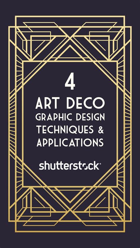 The Text Art Deco Graphic Design Techniques And Applications Written