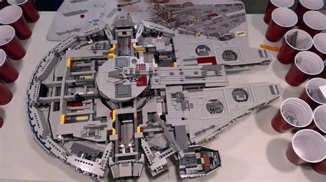 5000 Piece Lego Millenium Falcon Timelapse Youtube