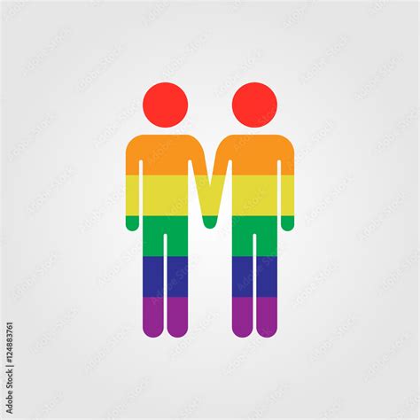 gay vector icon lgbt rainbow flag vector icon gay marriage stock vector adobe stock
