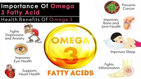 Omega Fatty Acid Health Benefits Of Omega Youtube