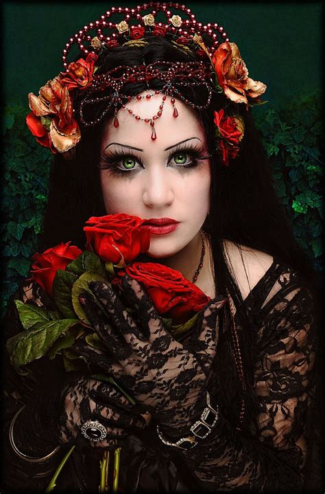 Queen Of Roses Gothic Fantasy Art Dark Fantasy Art Gothic Beauty