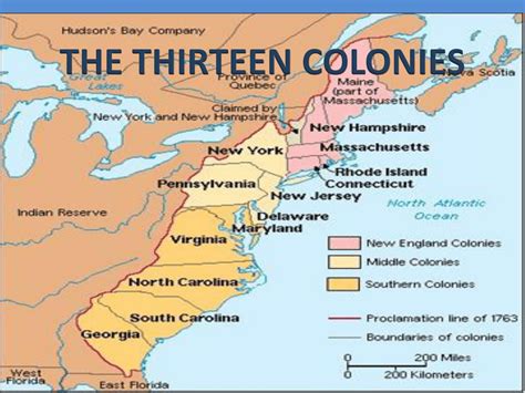 Apush 13 Colonies Chart